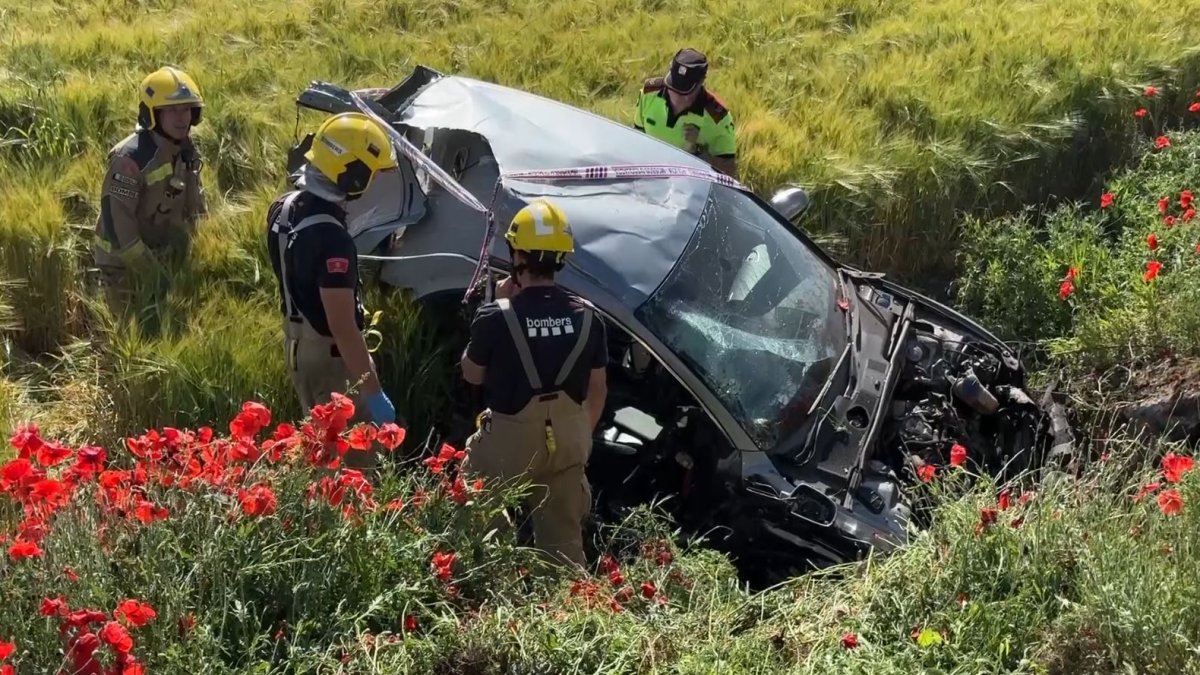 Una dona de 27 anys de Balaguer mor en una col·lisió a la C-12, que deixa dos ferits greus més