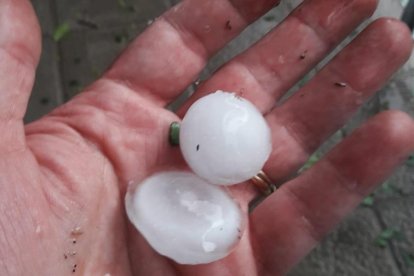 Imatge d’arxiu d’una calamarsada a Coll de Nargó.