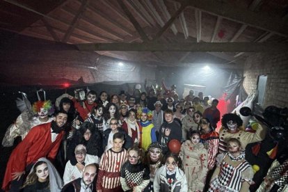 Una fiesta de Halloween.