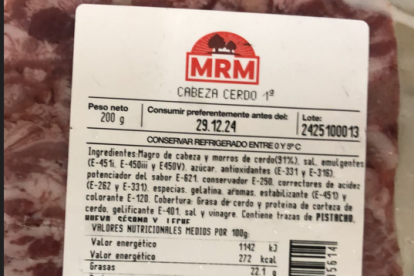 Uno de los productos afectados por la alerta alimentaria.