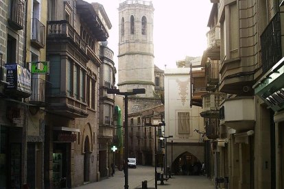 Imatge d’arxiu del carrer del Carme de Tàrrega.