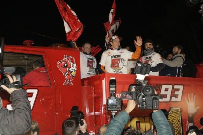 La capital de la Segarra homenajea al pentacampeón del mundo.