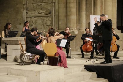 El concert ‘Cartes a Granados’ a la nau central de la Seu Vella.