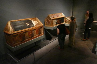 Algunes de les obres de més rellevància artística de Sixena formen part de l’exposició permanent del Museu de Lleida.