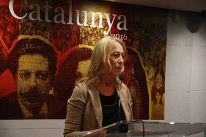 Munté ahir al Centre Cultural Blanquerna a Madrid.