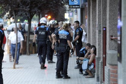 Imatge de l’aldarull al segon passeig de Ronda.