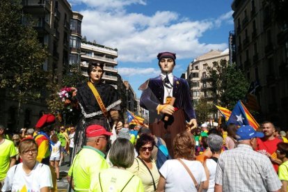 Recopilación de imágenes de los actos de la Diada de Catalunya en las comarcas leridanas