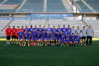 Imatges del primer entrenament dels blaus