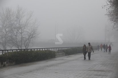 Una jornada de baixes temperatures a Lleida.