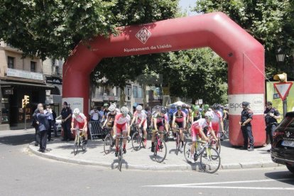 Amb més d'un centenar de ciclistes.