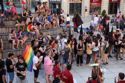 Manifestación descentralizada de la Comisión Unitaria 28-J para la liberación lesbiana, gay, transexual, bisexual e intersexual