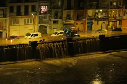 La zona de la Banqueta on es va acumular l’aigua de la zona alta.