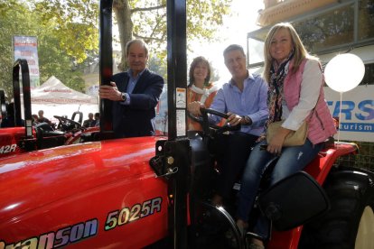 Albiol, ahir flanquejat per López, Xandri i Llorens a Sant Miquel.