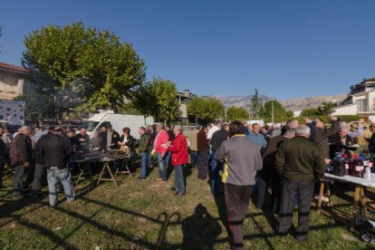 El recinte de la Fira de Tots Sants d’Oliana.