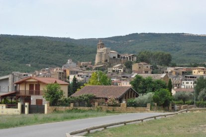 Una vista del poble d'Àger