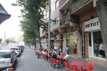 La zona del paseo de Ronda donde se produjo la agresión.