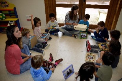 Alumnes de l’escola de Salàs de Pallars.