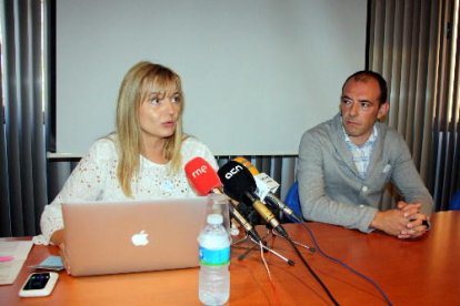 Un moment de la presentació de la campanya ahir a Lleida.