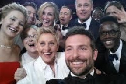 El selfie de Ellen DeGeneres el año 2014 en la gala de los Oscars es uno de los más famosos