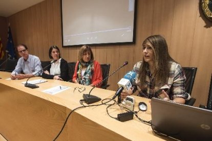 L’ajuntament de Tàrrega va acollir ahir la presentació de les activitats. A la dreta, concert a l’Auditori Enric Granados de Lleida.