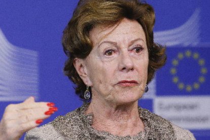 L’exvicepresidenta i excomissària europea Neelie Kroes.