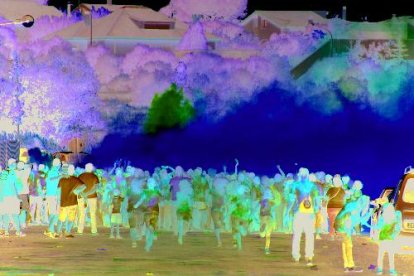 La celebració de la Holi Party organitzada l’edició del 2015.