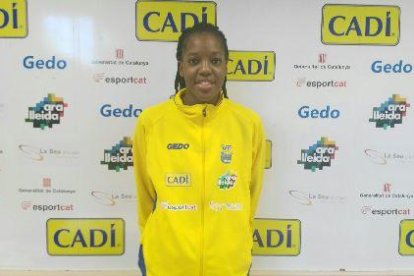 Luiana Livulo, ahir amb l’equipació del Cadí la Seu.