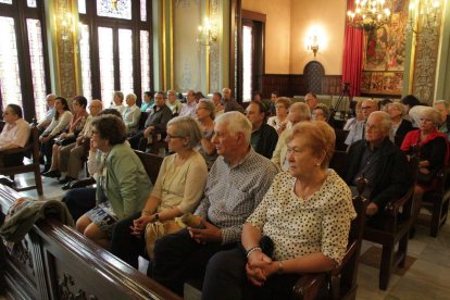 Nombroses persones van assistir ahir a la presentació de l’estudi al Saló de Plens de la Paeria.