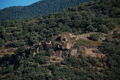 El poble té una superfície de 44 hectàrees i està situat al mig del bosc.