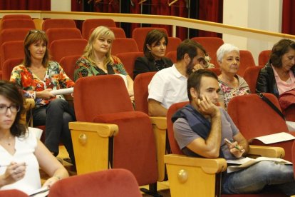 Un moment de la jornada celebrada ahir a la Diputació de Lleida.