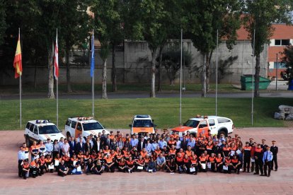 Entrega de diplomes als nous voluntaris lleidatans de Protecció Civil