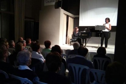 Un moment del recital que va inaugurar el Festival de Música Castell de Concabella.