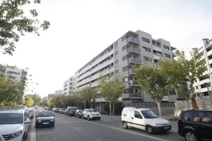 Imagen de la calle Agustins, en el barrio de Cappont