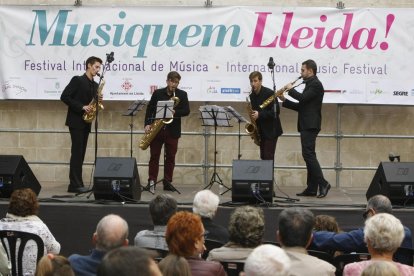 Una de l’actuacions del festival Musiquem Lleida!