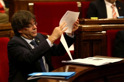 El president de la Generalitat, Carles Puigdemont.