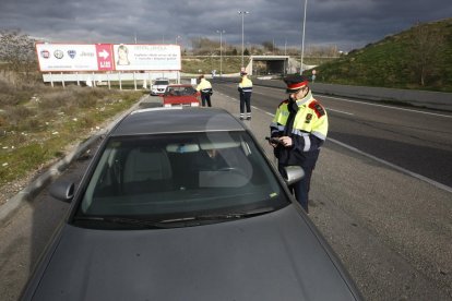 Un control dels Mossos d'Esquadra