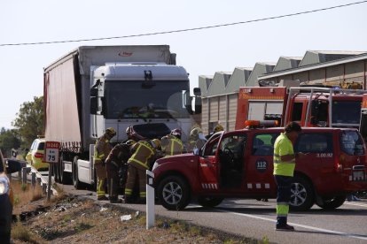 Dues dones mortes i una ferida crítica en un accident a l'N-240 a Juneda