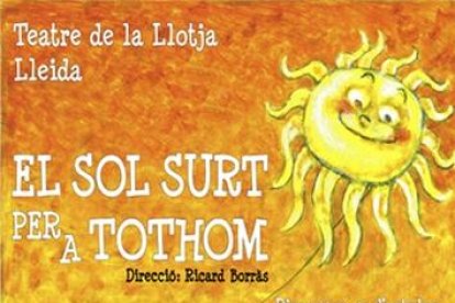 El cartell de l'obra.