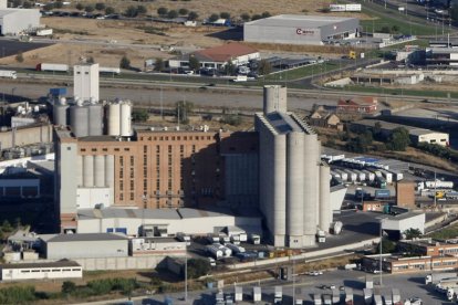 Vista aèria d’instal·lacions del hòlding a Lleida.