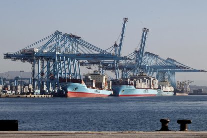 Una terminal de Maersk.