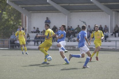 Noel Carbonell, l’autor del gol de l’empat, és el capità del Lleida Esportiu B.