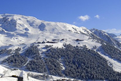 Una vista de Baqueira Beret