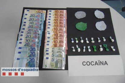 A l’habitatge del detingut van trobar 12,3 grams de cocaïna.