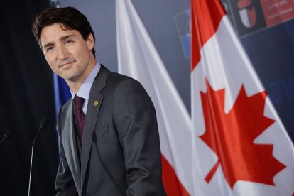 El primer ministre del Canadà, Justin Trudeau, assistirà avui a la firma del tractat amb la UE.