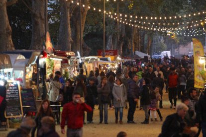 Afluència de públic ahir en el darrer dia del festival Rumm.