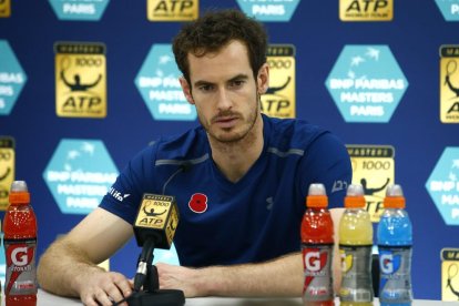 Andy Murray, ayer en París, es el nuevo número uno mundial.