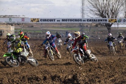 La prueba, que era también puntuable para el Campeonato Provincial de motocross, cerró el calendario de pruebas en el Circuit de Catalunya de Bellpuig.