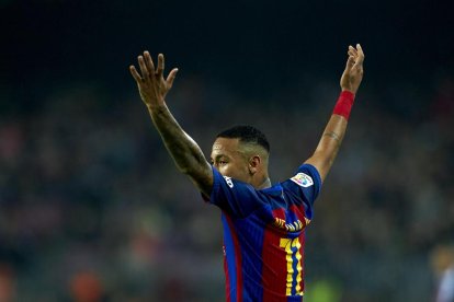 Neymar, en foto de archivo, durante un partido.