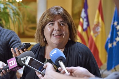 La presidenta del Parlamento Balear, Xelo Huertas.