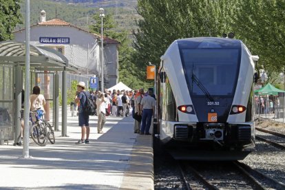 Imatge d’arxiu de l’estació de la Pobla de Segur, que la Generalitat ha cedit a l’ajuntament.